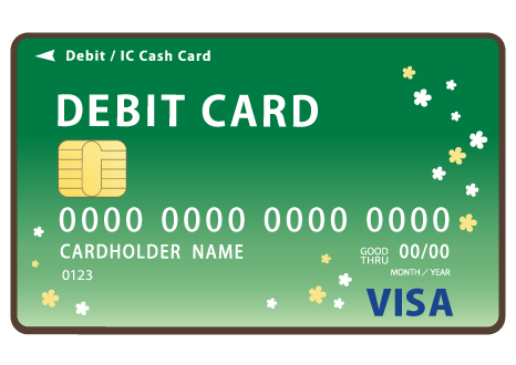 【銀行】デビットカードを作りましょう!