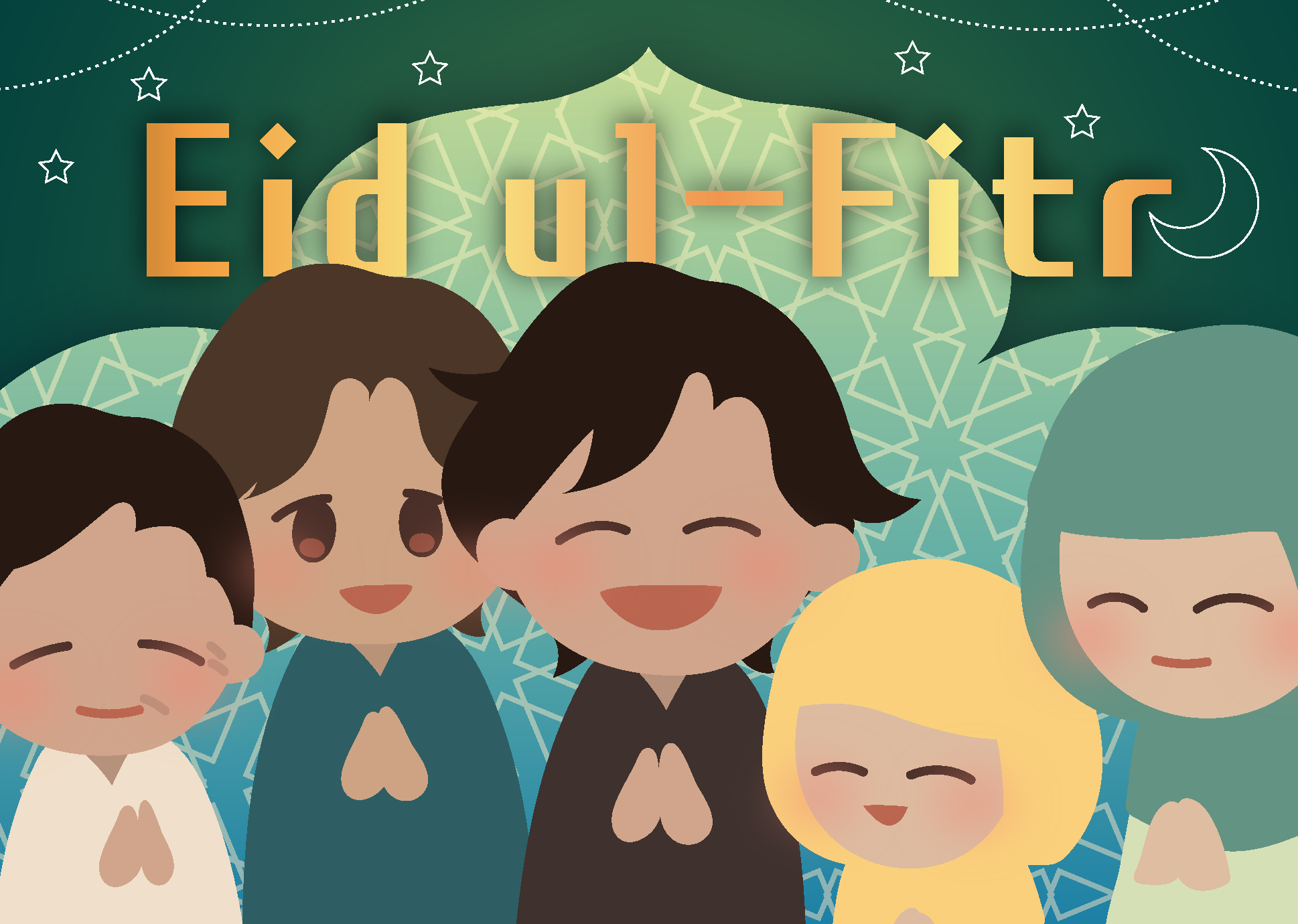 断食明け祭り(イード・アル-フィトル:Eid ul-Fitr): ID「休日」↔︎ JP「休日なし」