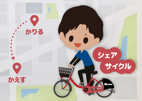 SHARE CYCLE : Pengalaman Baru Bersepeda di Jepang.