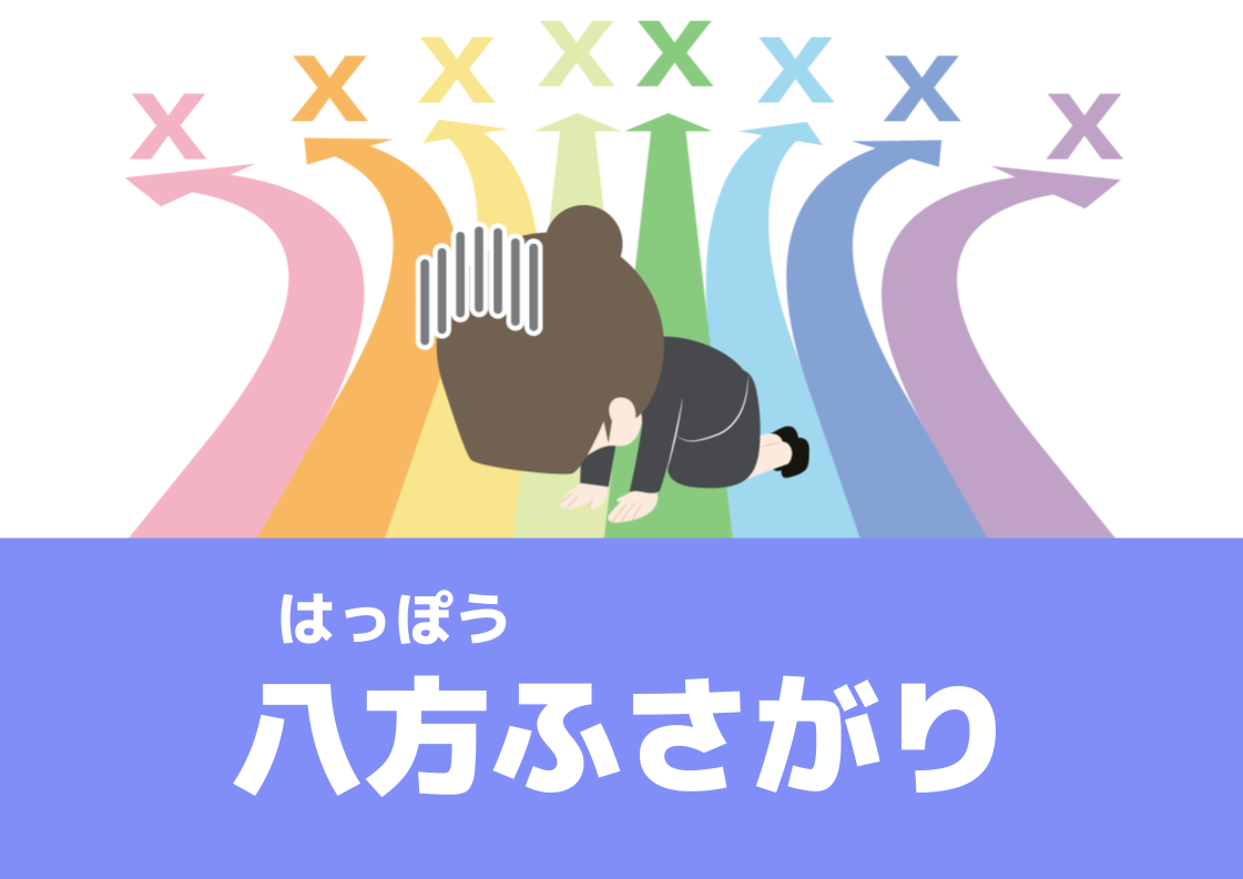 【WA.013】今日の日本語「八方ふさがり」