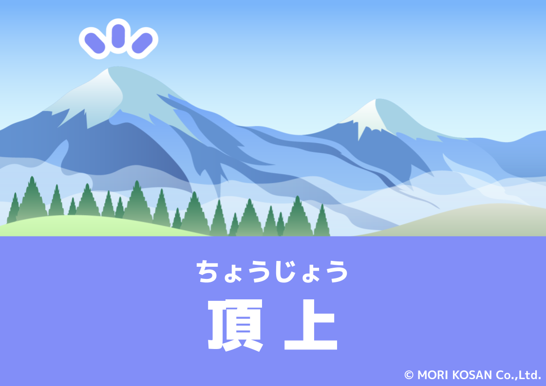 【WA.055】今日の日本語「頂上」