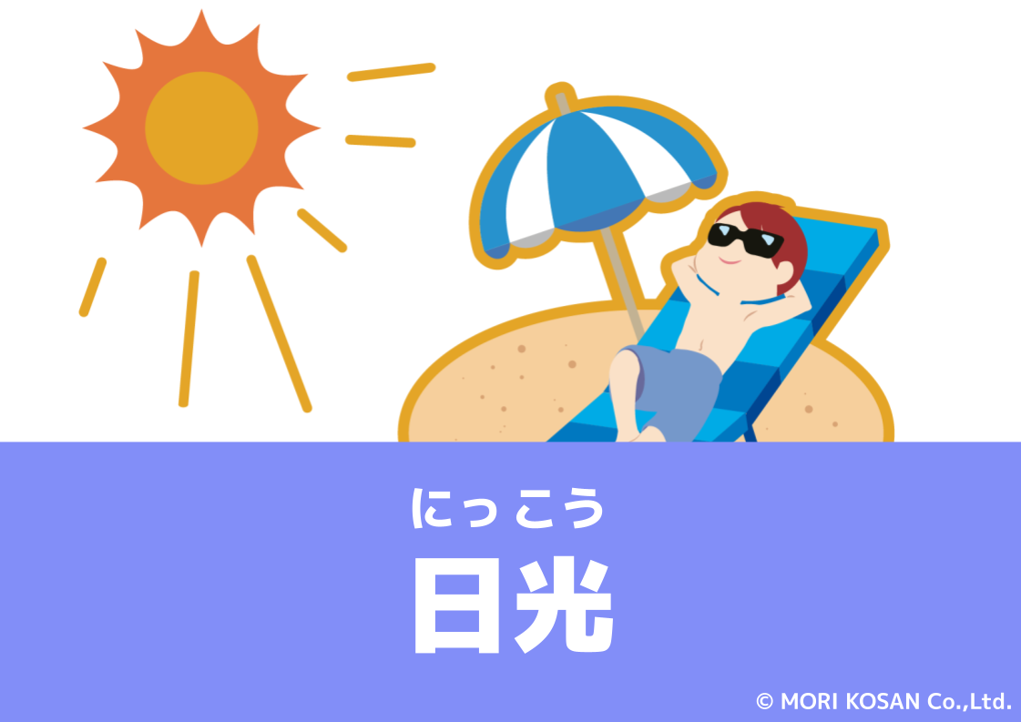 【WA.087】今日の日本語「日光」