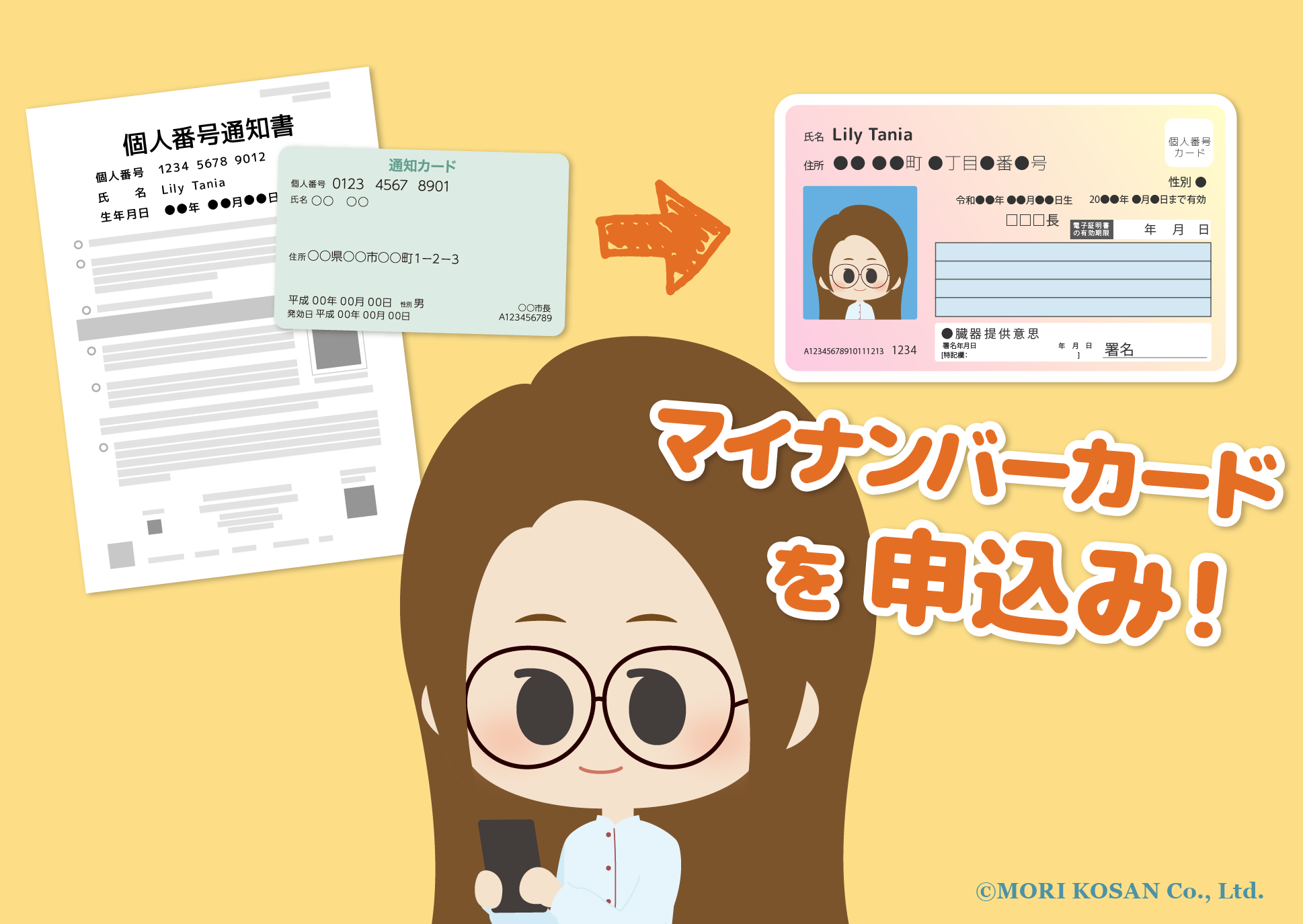 「マイナンバーカード」の申請方法