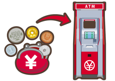 Depositing Excess Coins at the ATM!